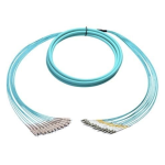 [TCM-BLCSC24M3-30] Tconnect Breakout 24 Fiber LC-SC Multimode 50/125μm (OM3) 30m